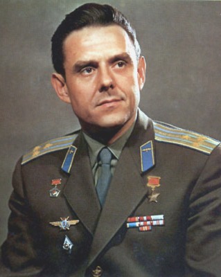 El comandante Vladimir Mijailovich Komarov fue considerado un héroe para la Unión Soviética