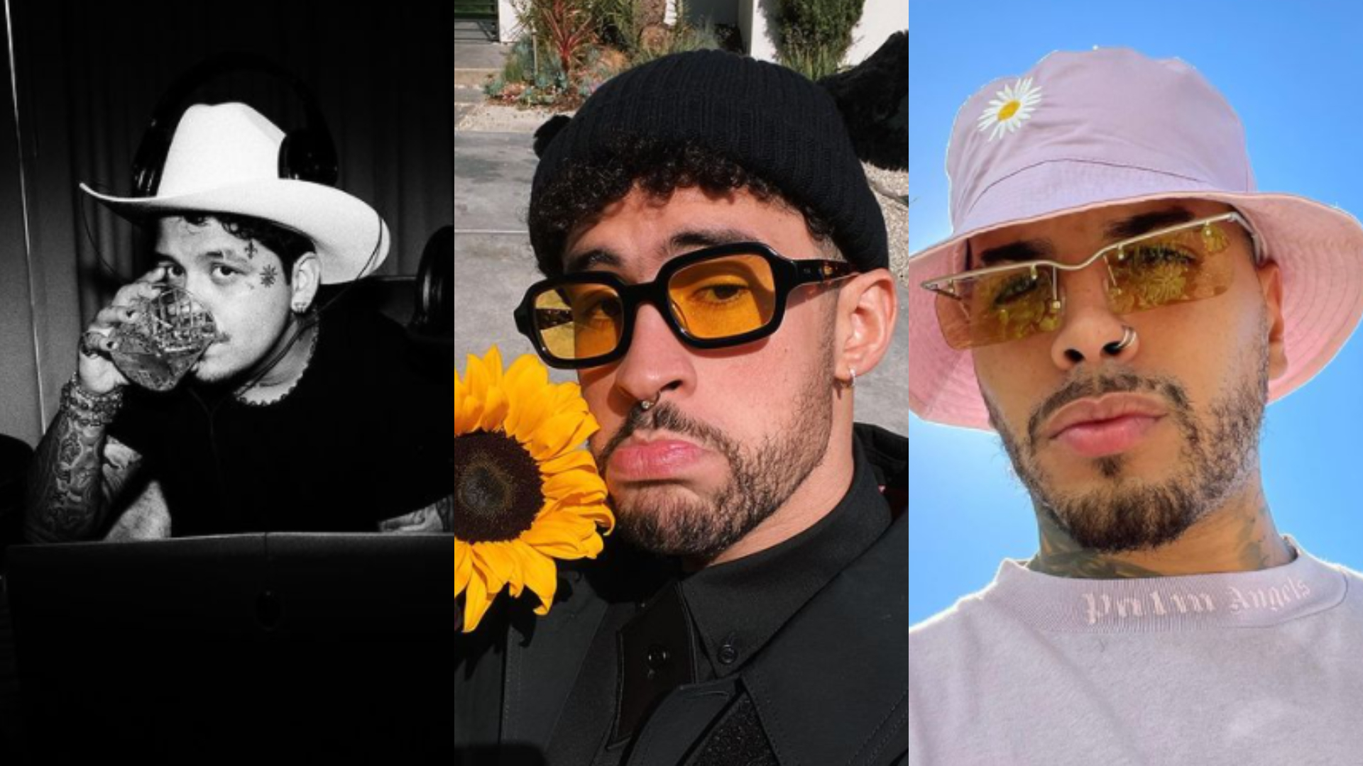 Nodal, Bad Bunny y Rauw Alejandro fueron de los artistas más oídos en México (Foto: Especial)