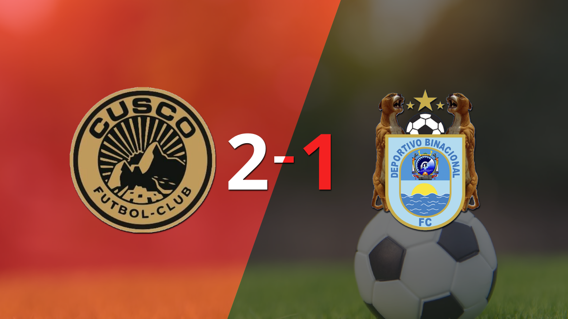 Cusco FC sacó los 3 puntos en casa al vencer 2-1 a Deportivo Binacional