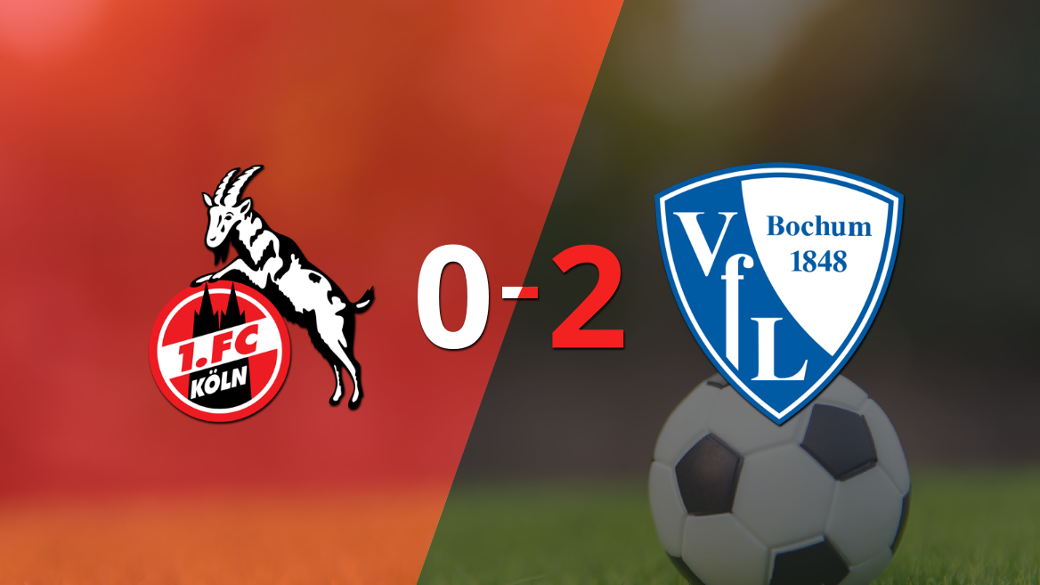 En casa, Colonia perdió 2-0 frente a Bochum