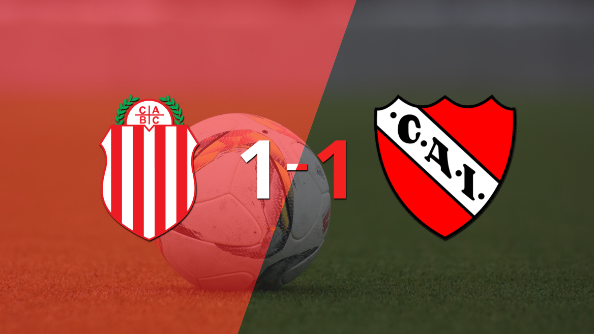 Barracas Central e Independiente se repartieron los puntos en un 1 a 1