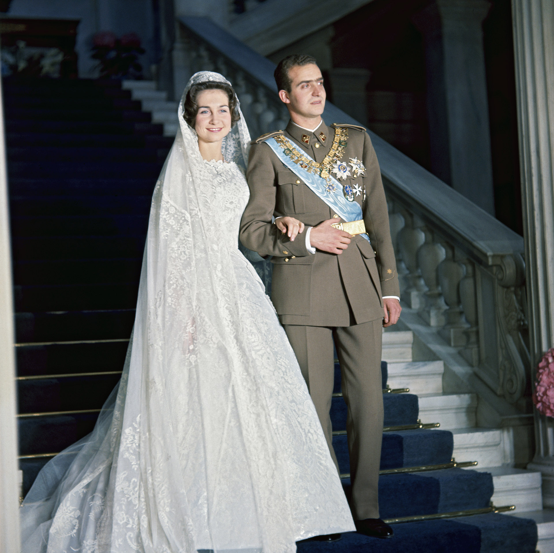 El 14 de mayo de 1962 se celebró la boda y asistieron 137 reyes y príncipes.(Photo by Daniele Darolle/Sygma via Getty Images)