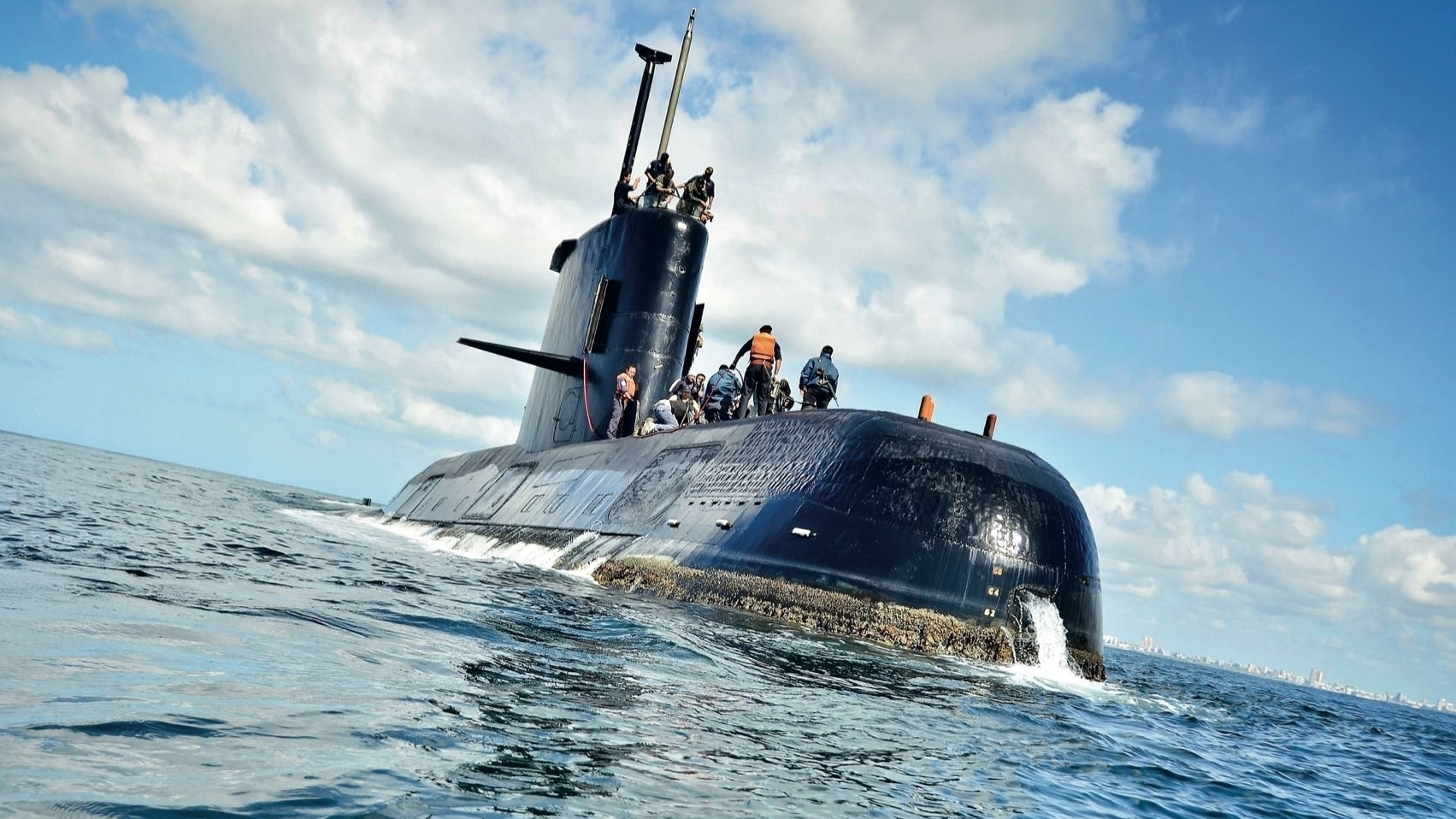 Los familiares del submarino ARA San Juan son algunas de las víctimas del espionaje ilegal, de acuerdo al informe de la comisión bicameral de inteligencia. (Armada Argentina/Juan Sebastián Lobos)