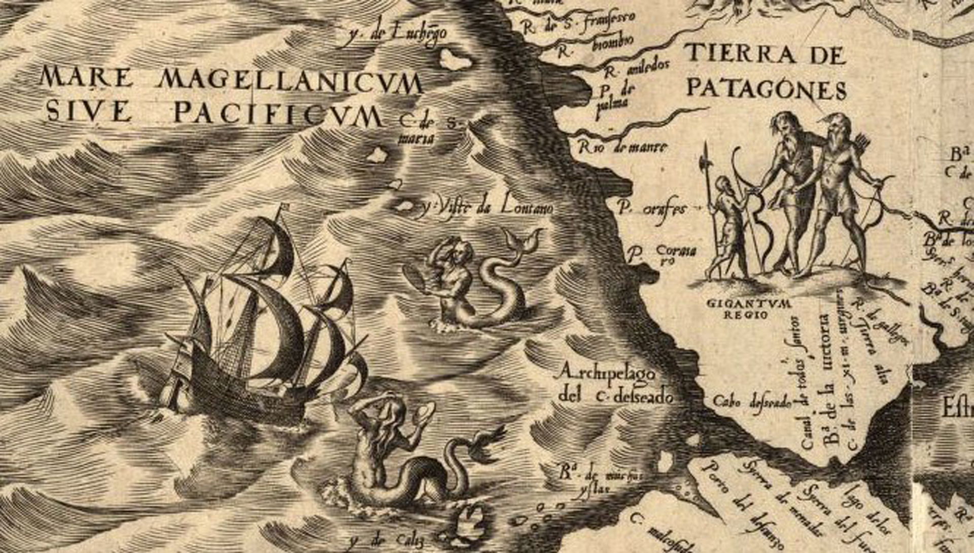 The regions they knew, from the point of view of Magellan and his men