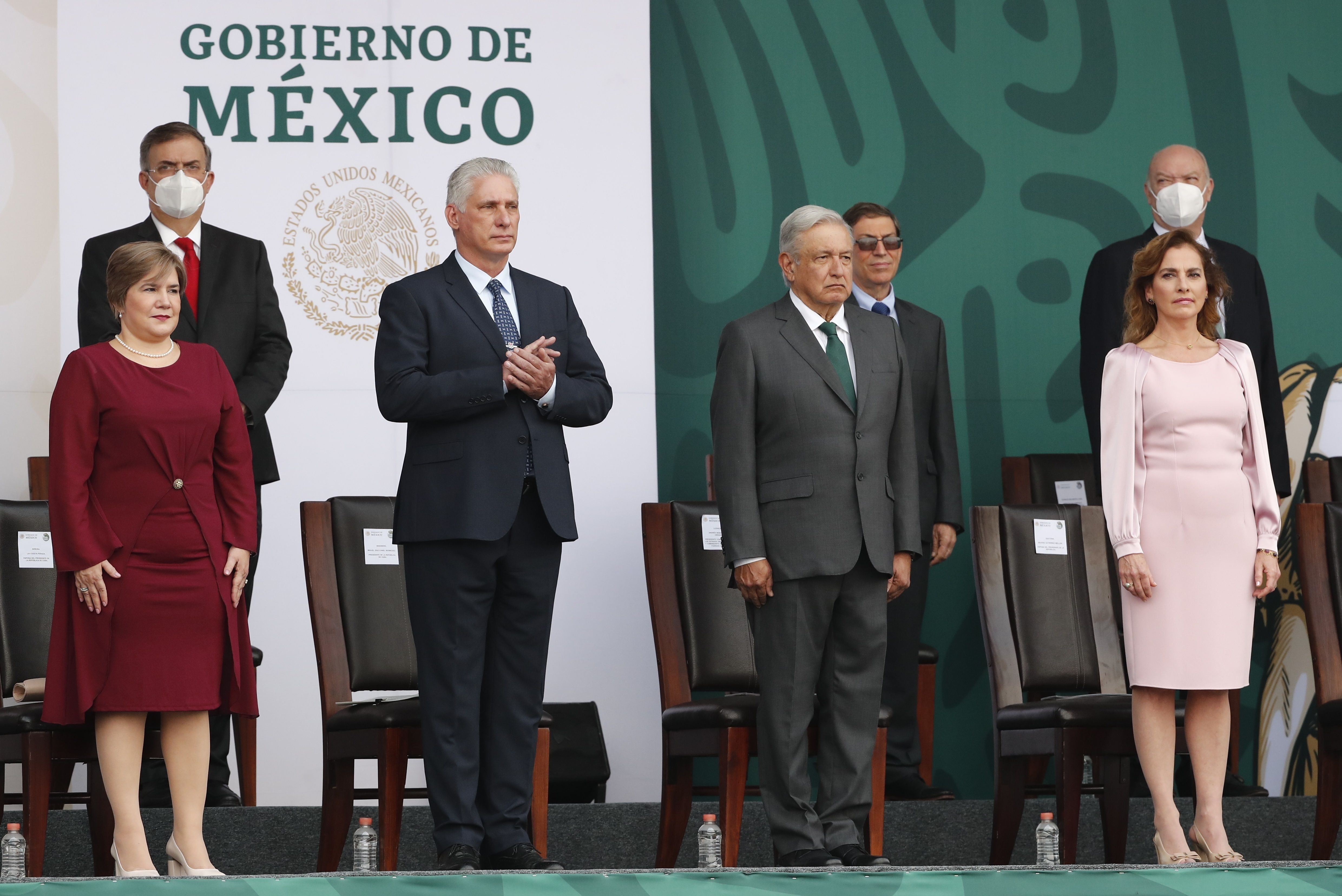 Miguel Díaz-Canel fue invitado especial del gobierno de Andrés Manuel López Obrador durante el mes de septiembre (Foto: EFE/José Méndez)
