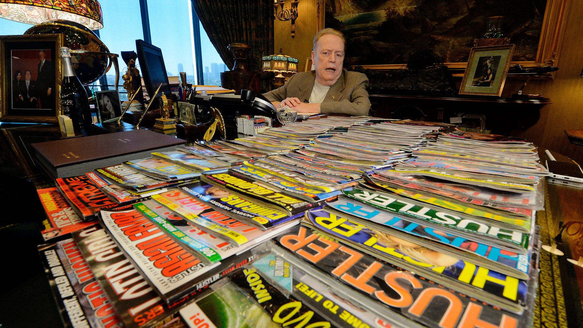 Flynt fue creador de la revista Hustler (Foto de Mark Ralston/ AFP)