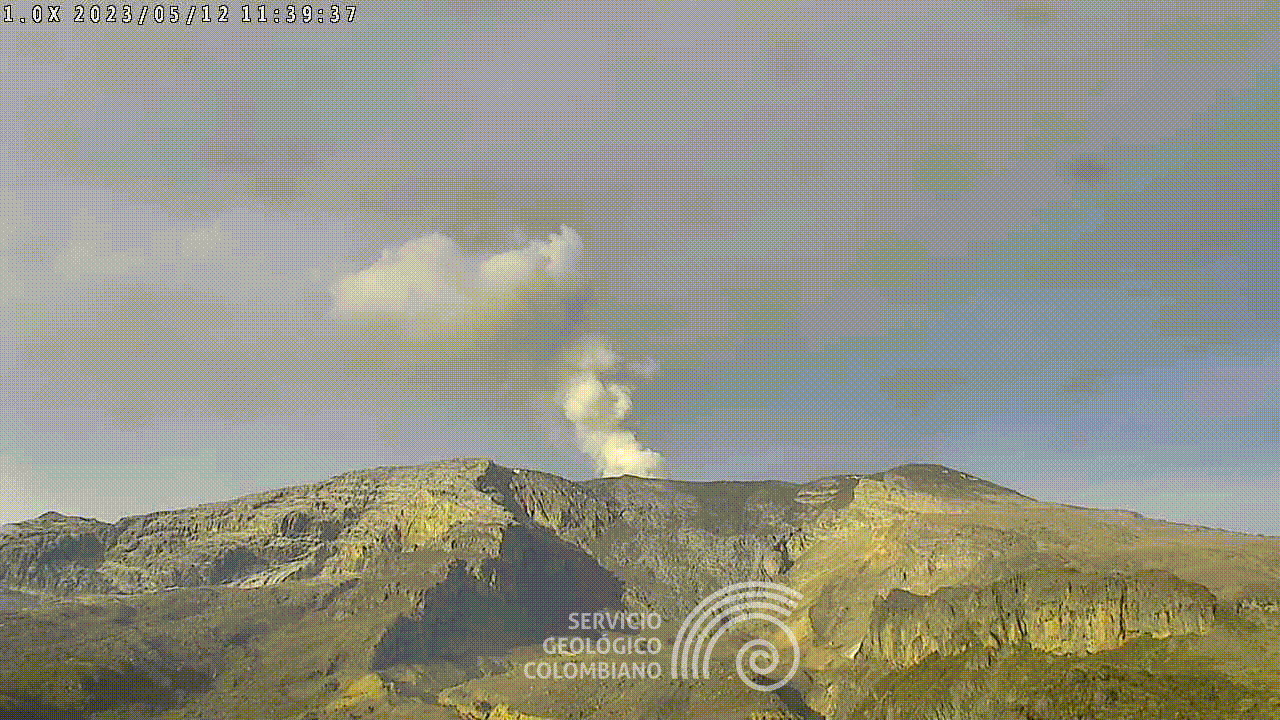 Nevado del Ruiz: erupción del volcán podría ser mayor a la de los últimos 10 años según el Servicio Geológico 