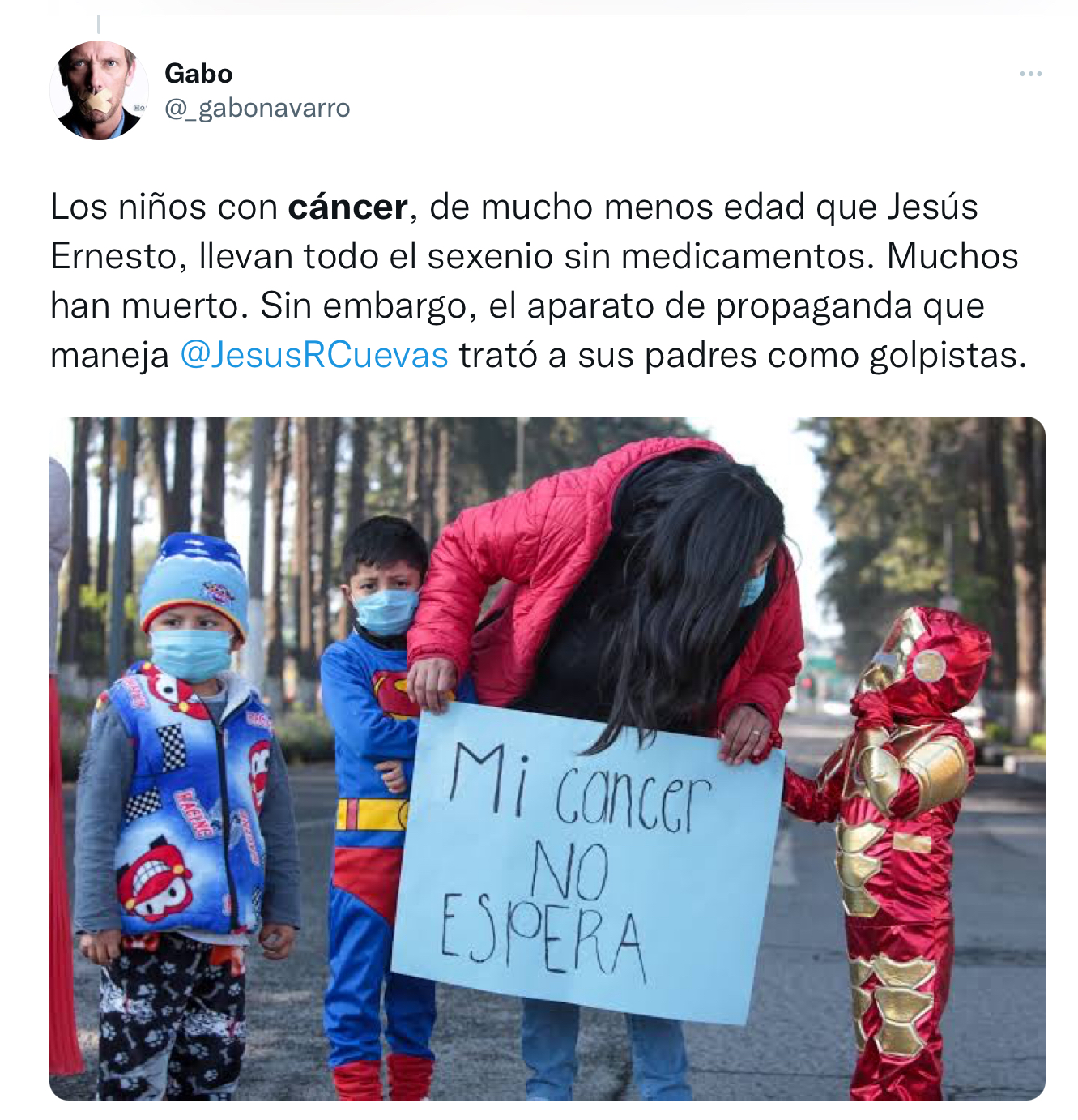 A los políticos de Morena les fue recriminado la desatención a niños enfermos de cáncer (Captura de pantalla: Twitter)