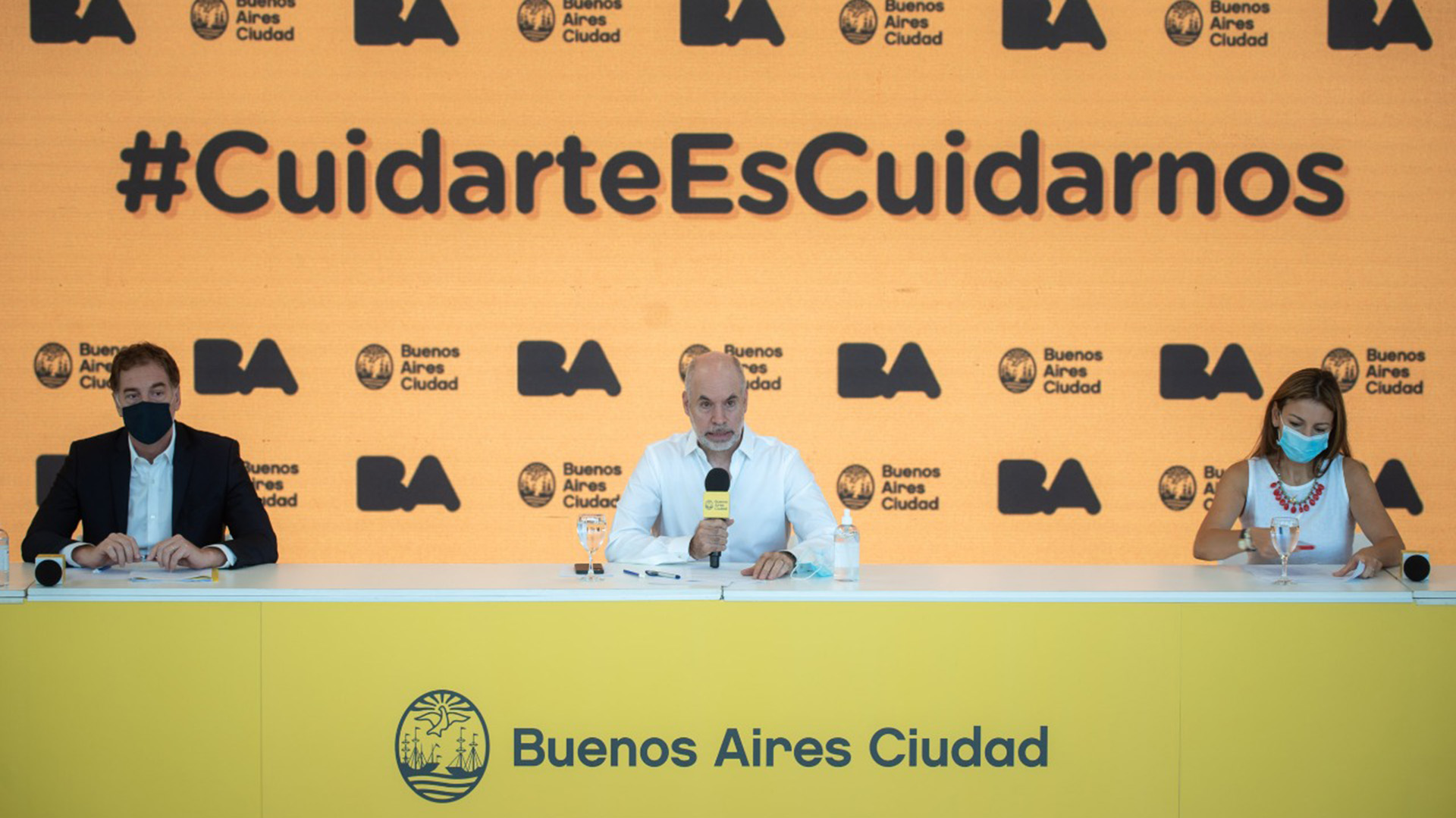 El jefe de Gobierno Horacio Rodríguez Larreta presentó el plan de vuelta a clases