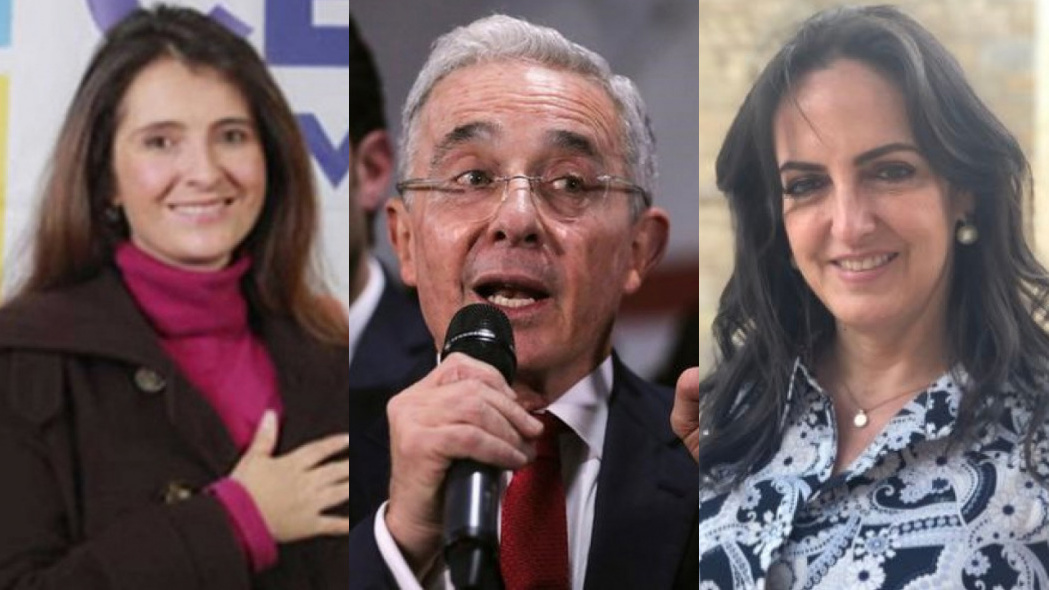 María Fernanda Cabal dijo que la también senadora Paloma Valencia es la favorita del expresidente. Foto: Twitter, Luisa Gonzáles/ REUTERS