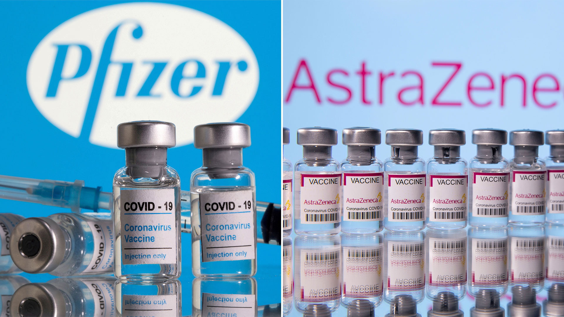 Un estudio publicado por The Lancet comparó la respuesta de las vacunas de Pfizer y AstraZeneca frente a la variante Delta del virus SARS-CoV-2