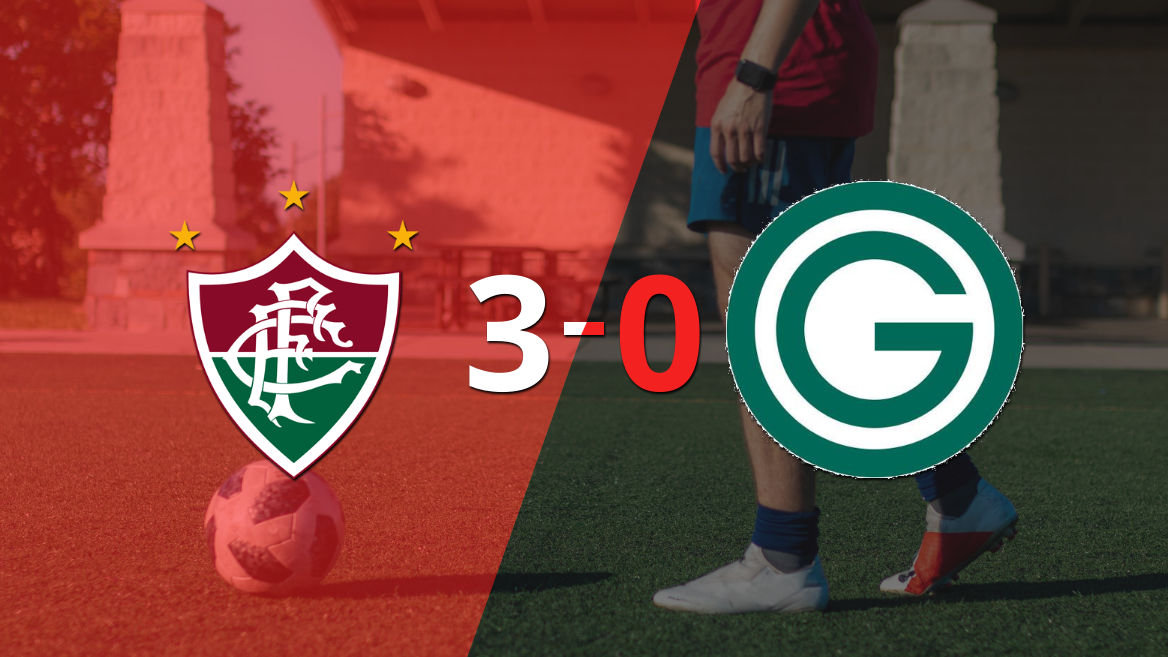 Goiás fue superado fácilmente y cayó 3-0 contra Fluminense