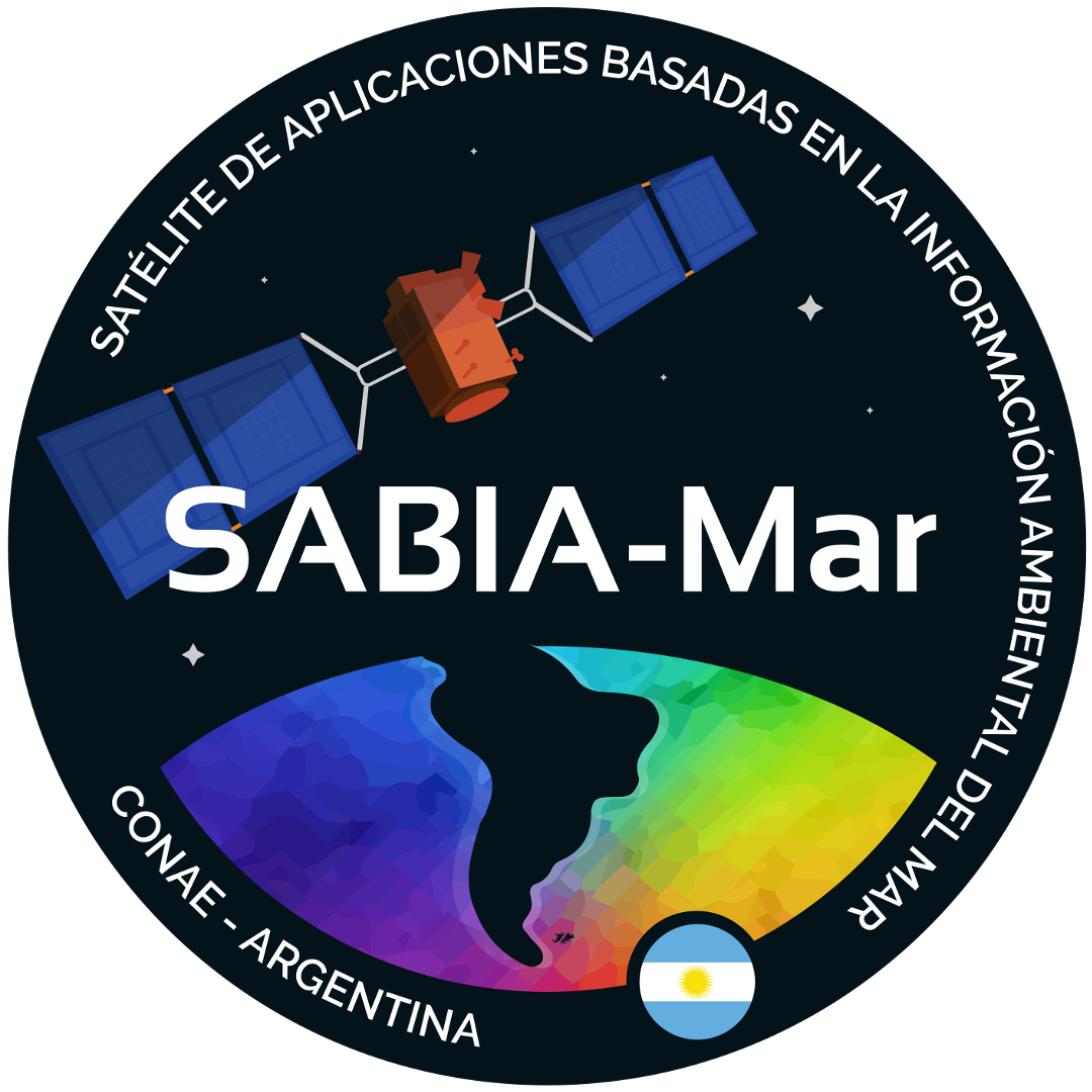El logo de la misión SABIA-Mar, que será lanzada en 2024