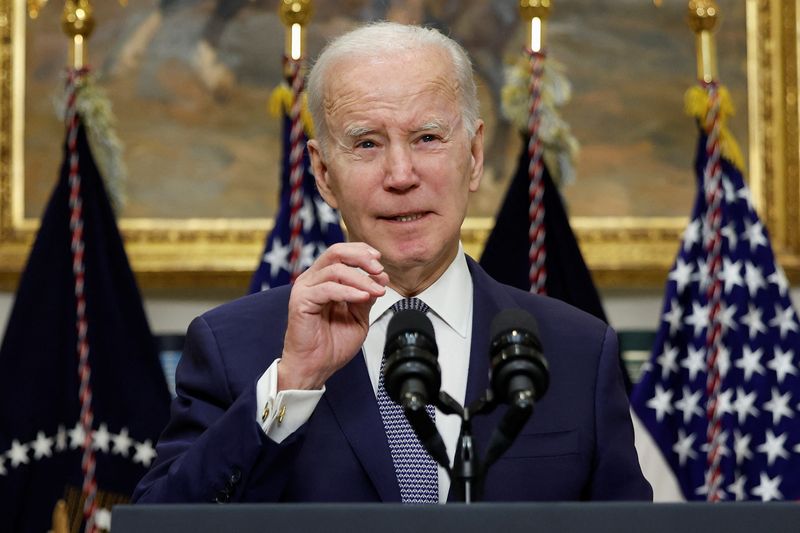 El presidente de Estados Unidos, Joe Biden, pronunció este lunes un discurso sobre la crisis bancaria, en la Sala Roosevelt de la Casa Blanca.