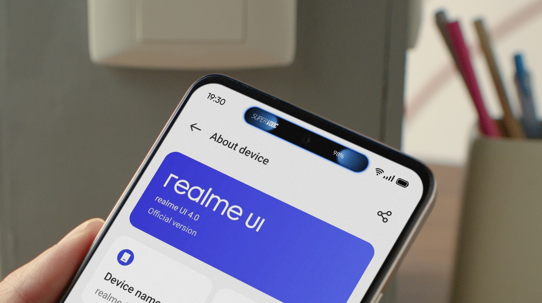 Realme presenta sus primeros celulares con "Mini Cápsula" dinámica (Realme)