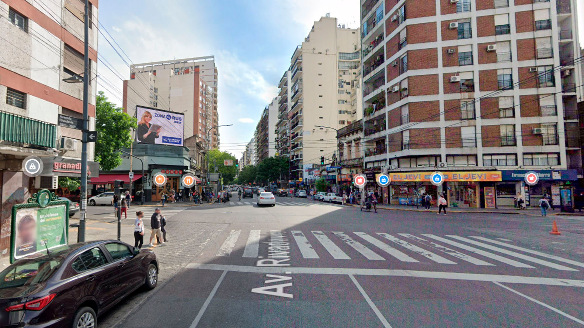 Avenida Rivadavia y Medrano, un eje del barrio de Almagro