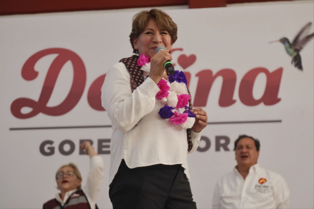 La candidata de Morena al gobierno del Edomex, Delfina Gómez cometió actos anticipados de campaña (Morena Edomex)