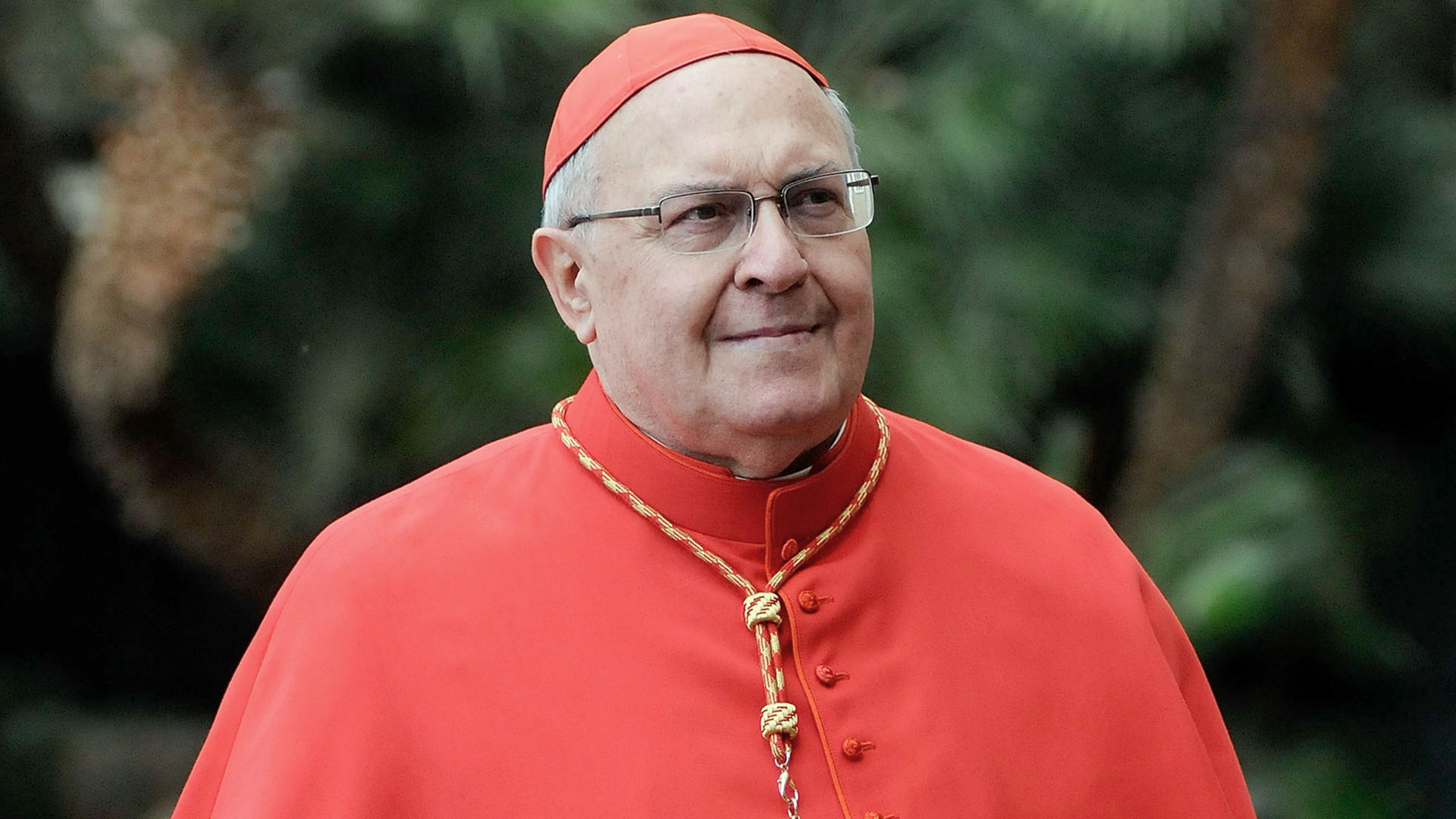 Italian Cardinal Angelo Sodano visits the Basilica of Santa Sabina on March 5, 2014 in Rome, Italy to attend the Ash Wednesday service led by Pope Francis.  (Photo by Vatican Pool / Getty Images)