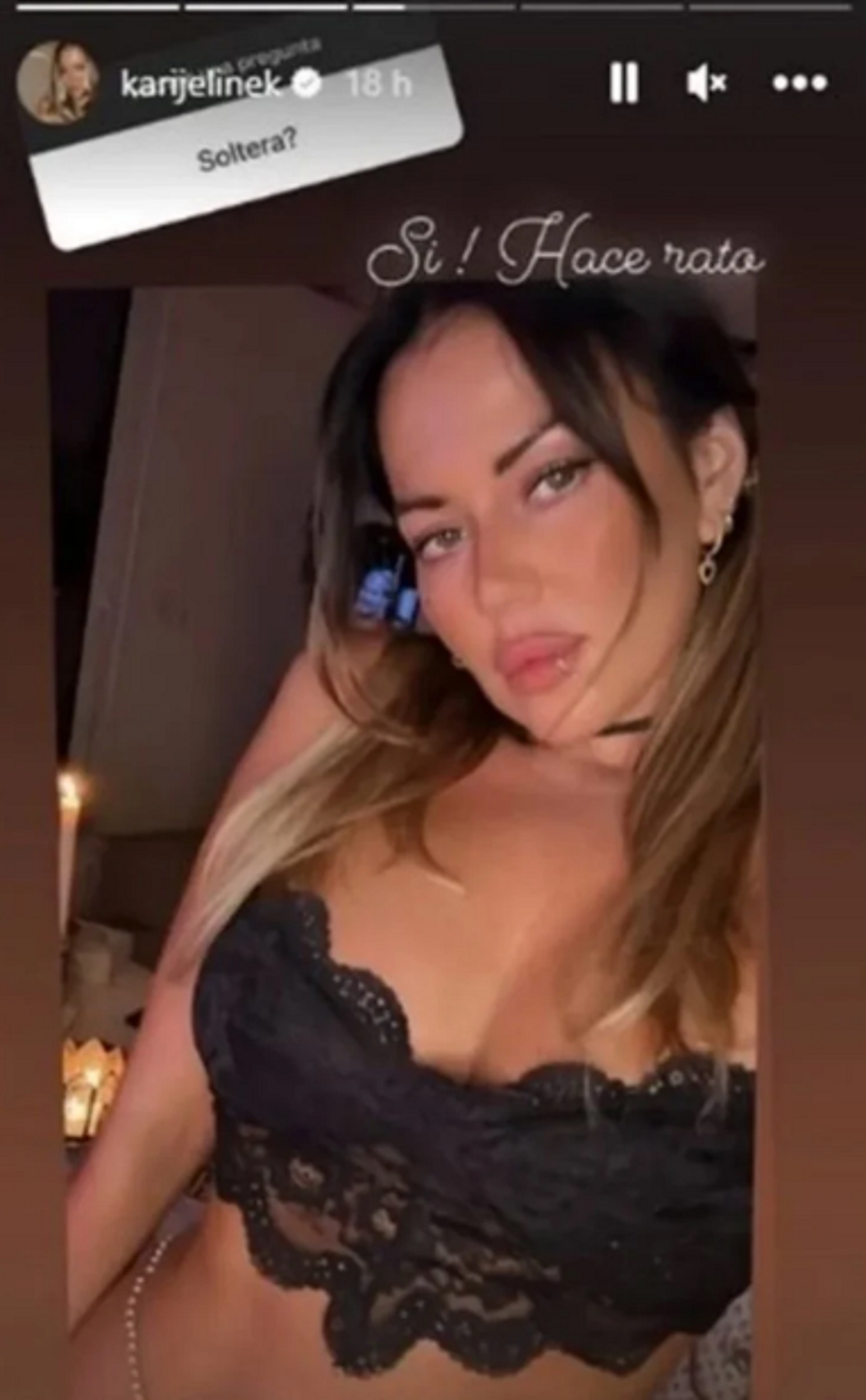 Karina Jelinek anunció en sus redes sociales su separación de Flor Parise (Instagram)