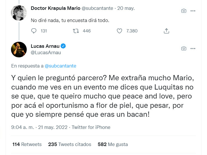 Mario de Dr Krapula en Twitter