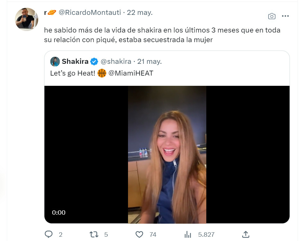 Reacciones a la vida social de Shakira