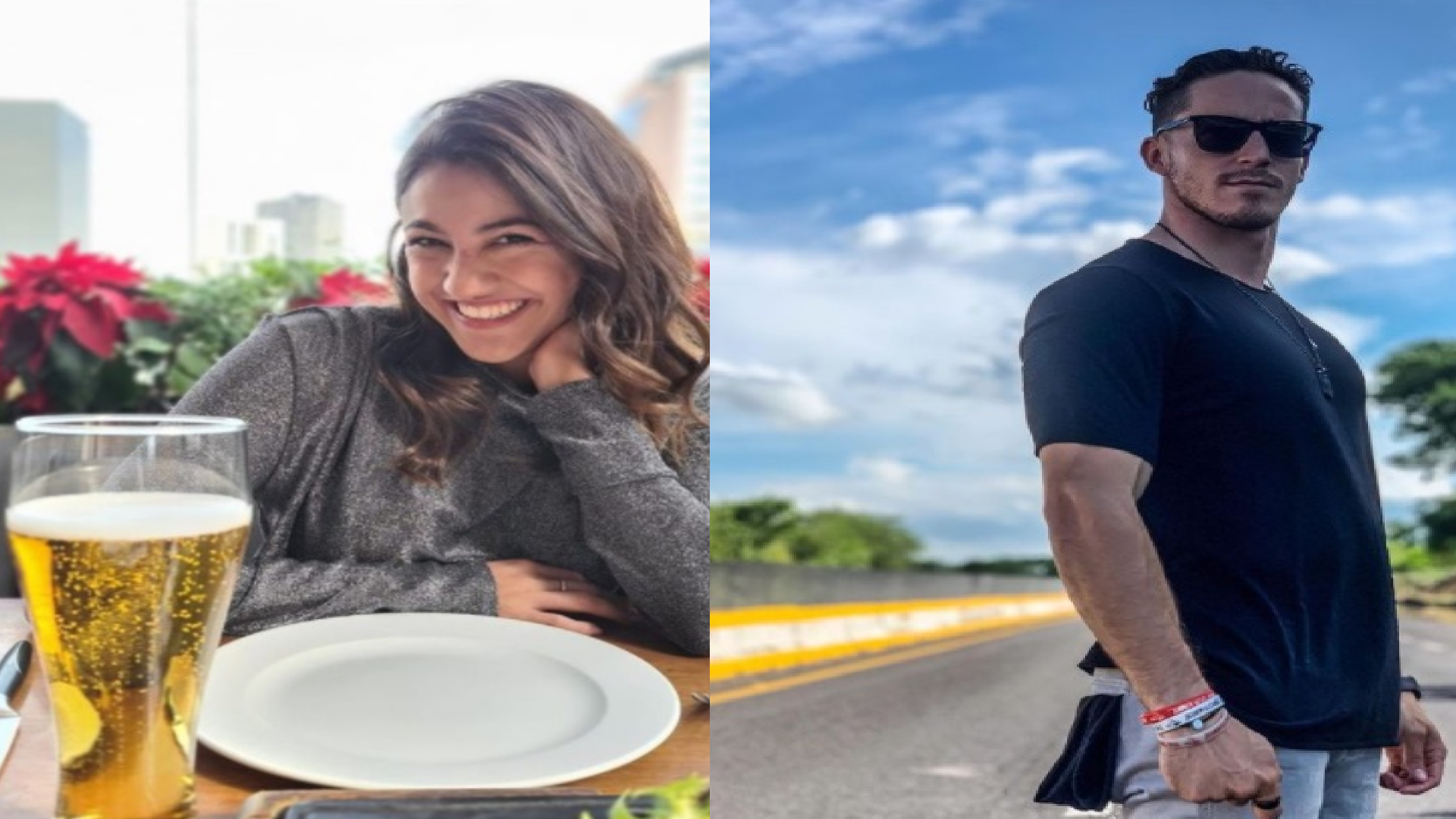 Aristeo Cázares y Carolina Mendoza tuvieron su primera cita en un restaurante donde comieron pulpo y elotes (Foto: Instagram @ariscazares / @caromsunshine_)