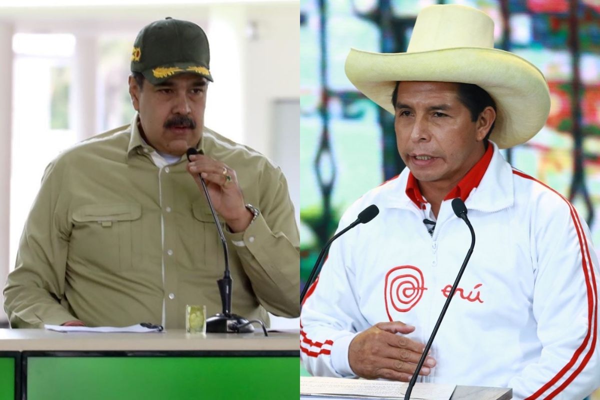 Nicolás Maduro y Pedro Castillo buscan distanciarse ideológicamente. 