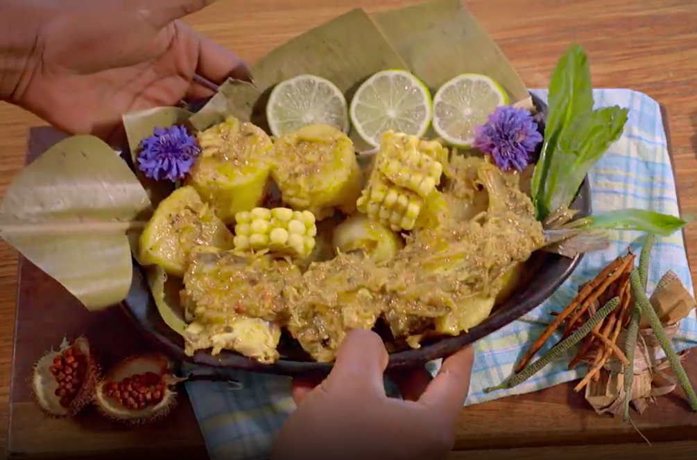 Tapado de viudo de capaz, receta de Luis Felipe Viveros Lasso (Santander de Quilichao, Cauca)