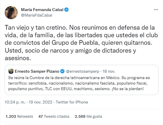 Duro ataque.