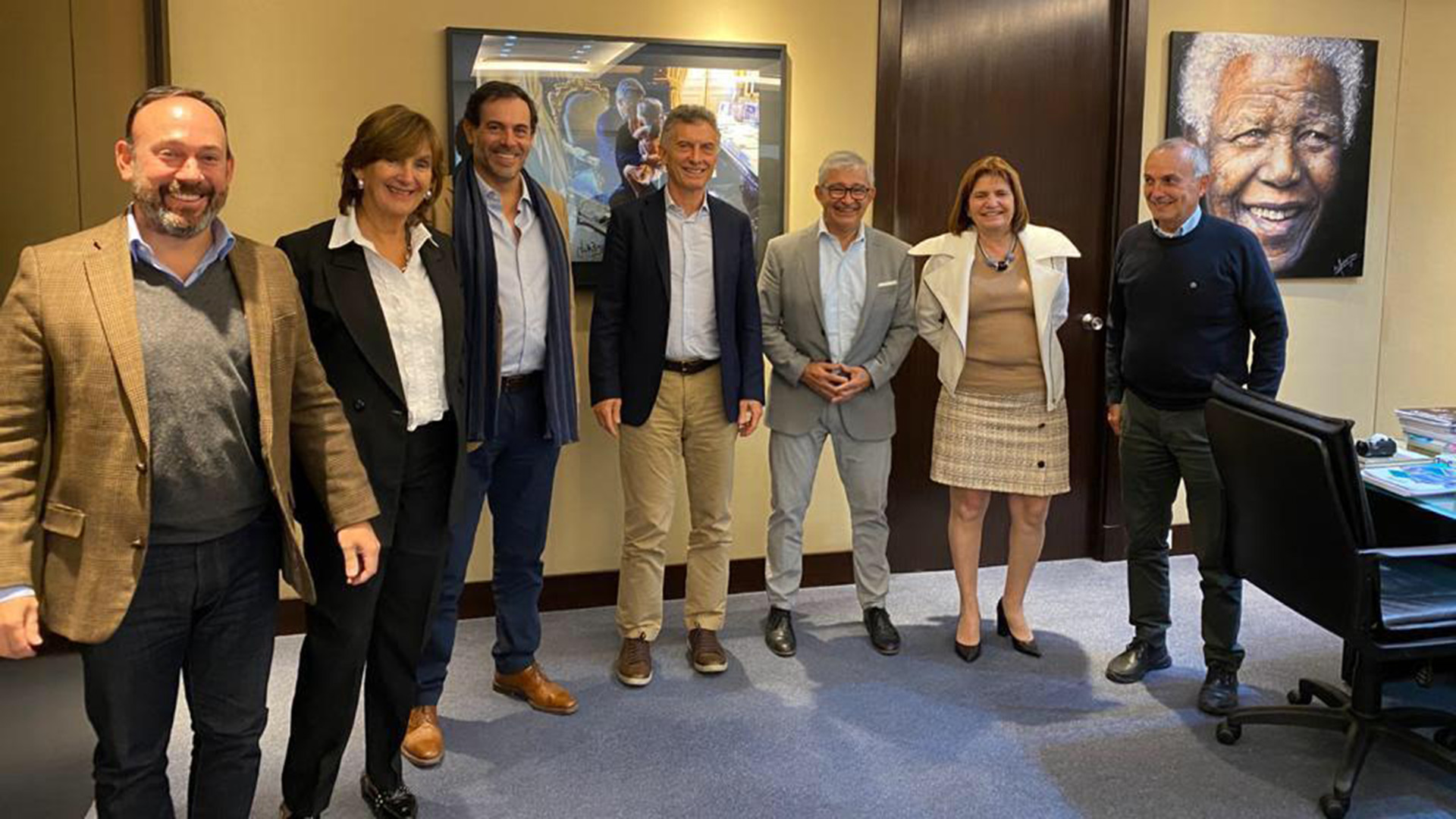 Reunión de Mauricio Macri con Patricia Bullrich y dirigentes de Salta