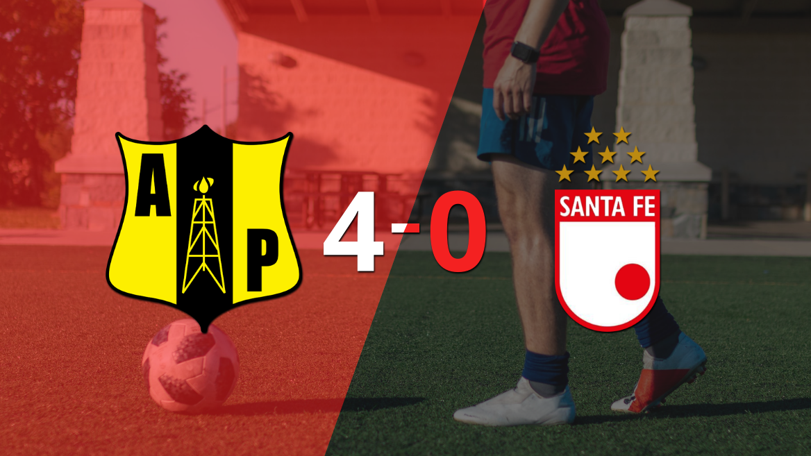 Santa Fe fue superado fácilmente y cayó 4-0 contra Alianza Petrolera