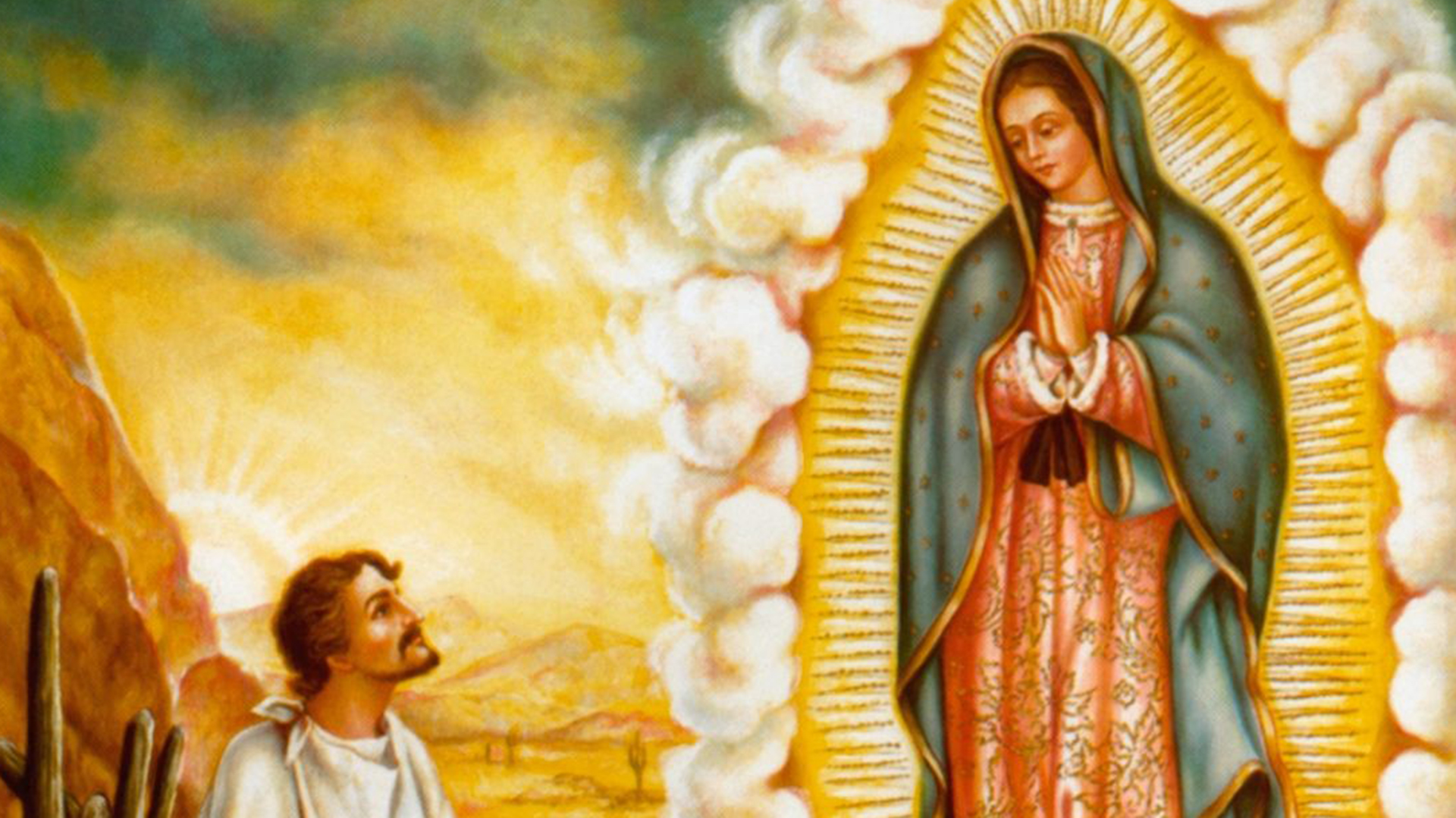 La aparición de la Virgen de Guadalupe ante Juan Diego