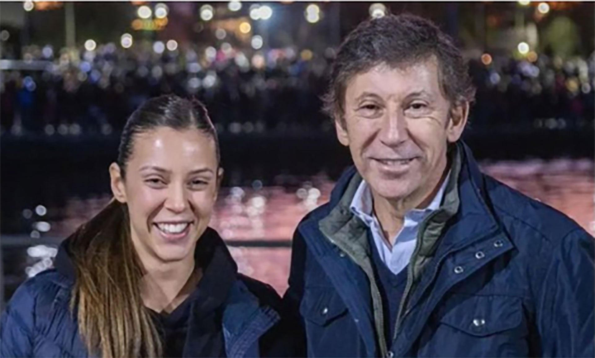 Macarena Posse y su padre Gustavo Posse. Buscan continuar con el apellido familiar al frente de San Isidro