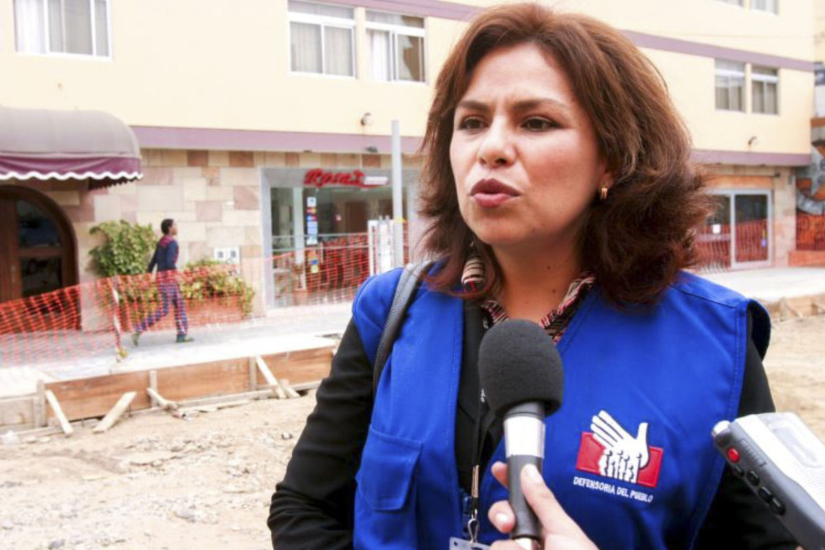 Eliana Revollar, Defensora del Pueblo, señaló que Andrea Aguirre podría ser condenada por feminicidio. Foto: Andina