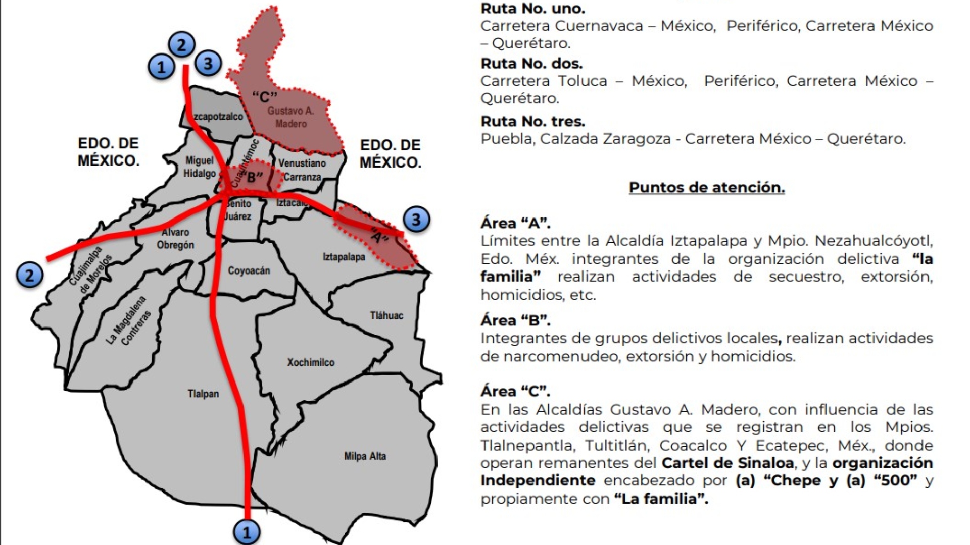 Rutas Del Narco En La Cdmx Así Es Como Se Mueve El Crimen Organizado