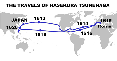 El viaje de 7 años de Hasekura Tsunenaga