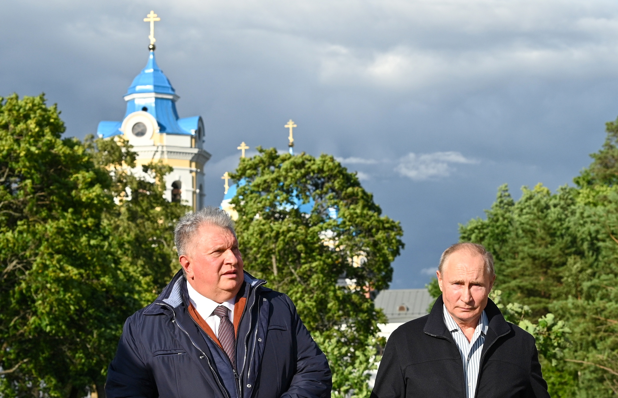 Sechin con el presidente ruso, Vladimir Putin