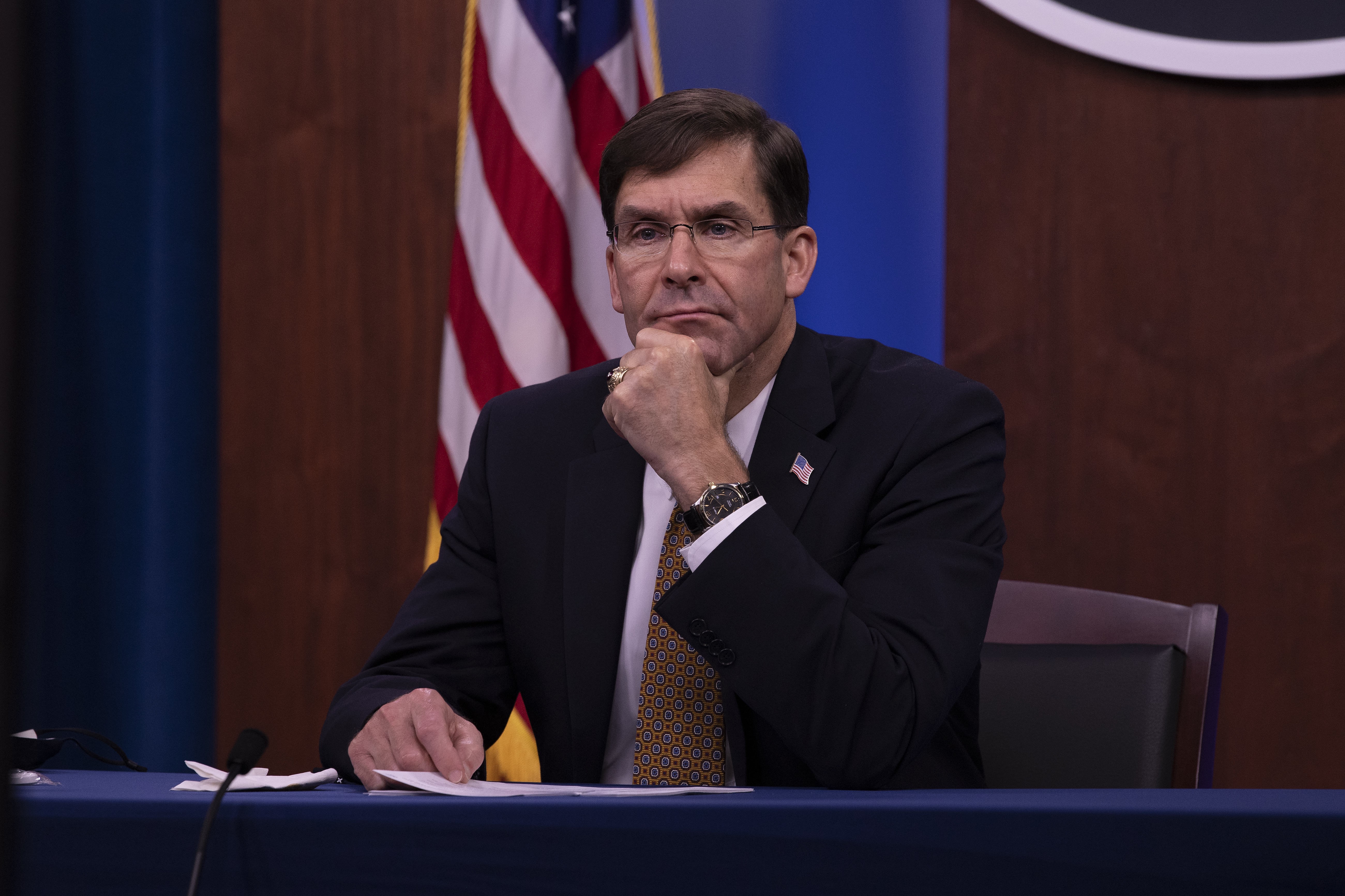 11/11/2020 El antiguo secretario de Defensa de Estados Unidos, Mark Esper.
POLITICA NORTEAMÉRICA ESTADOS UNIDOS INTERNACIONAL
MARVIN LYNCHARD/DOD / ZUMA PRESS / CONTACTOPHOTO
