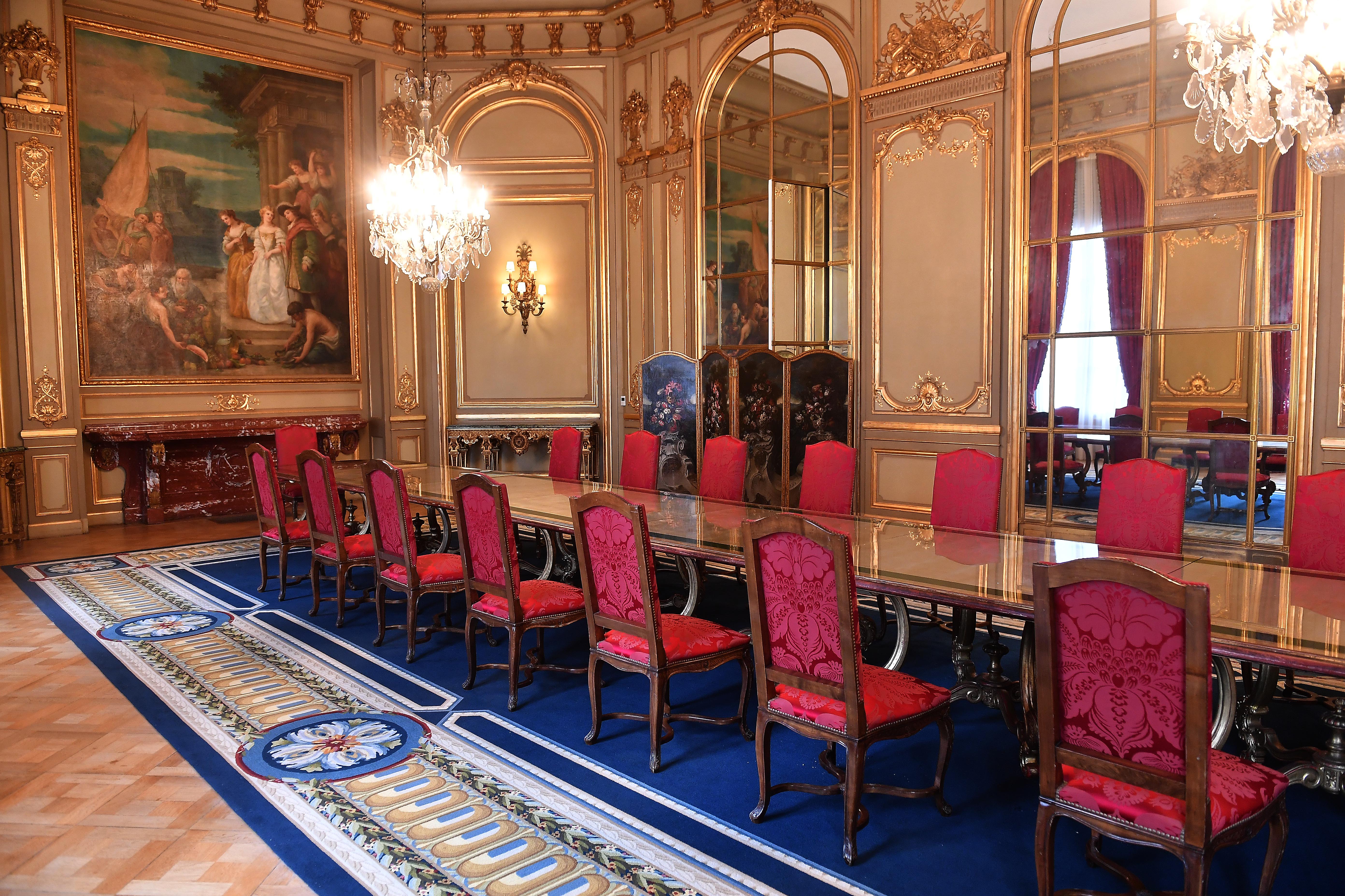El comedor de Estado, la sala más fastuosa del Palacio Bosch 