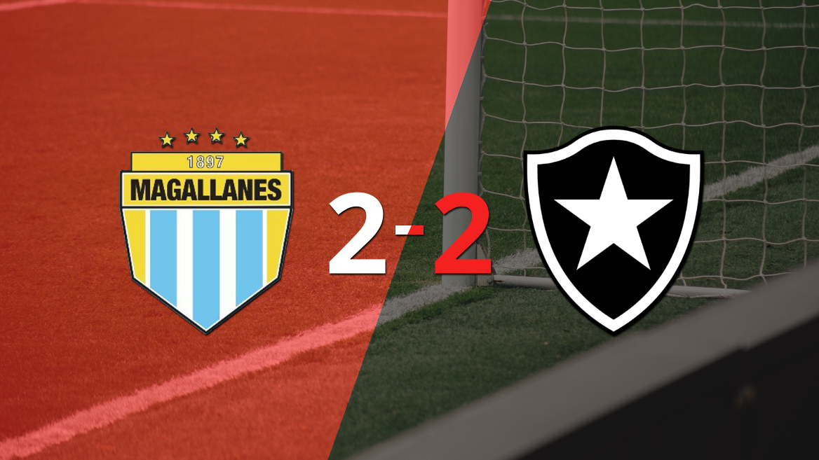 Magallanes empató 2-2 en casa con Botafogo