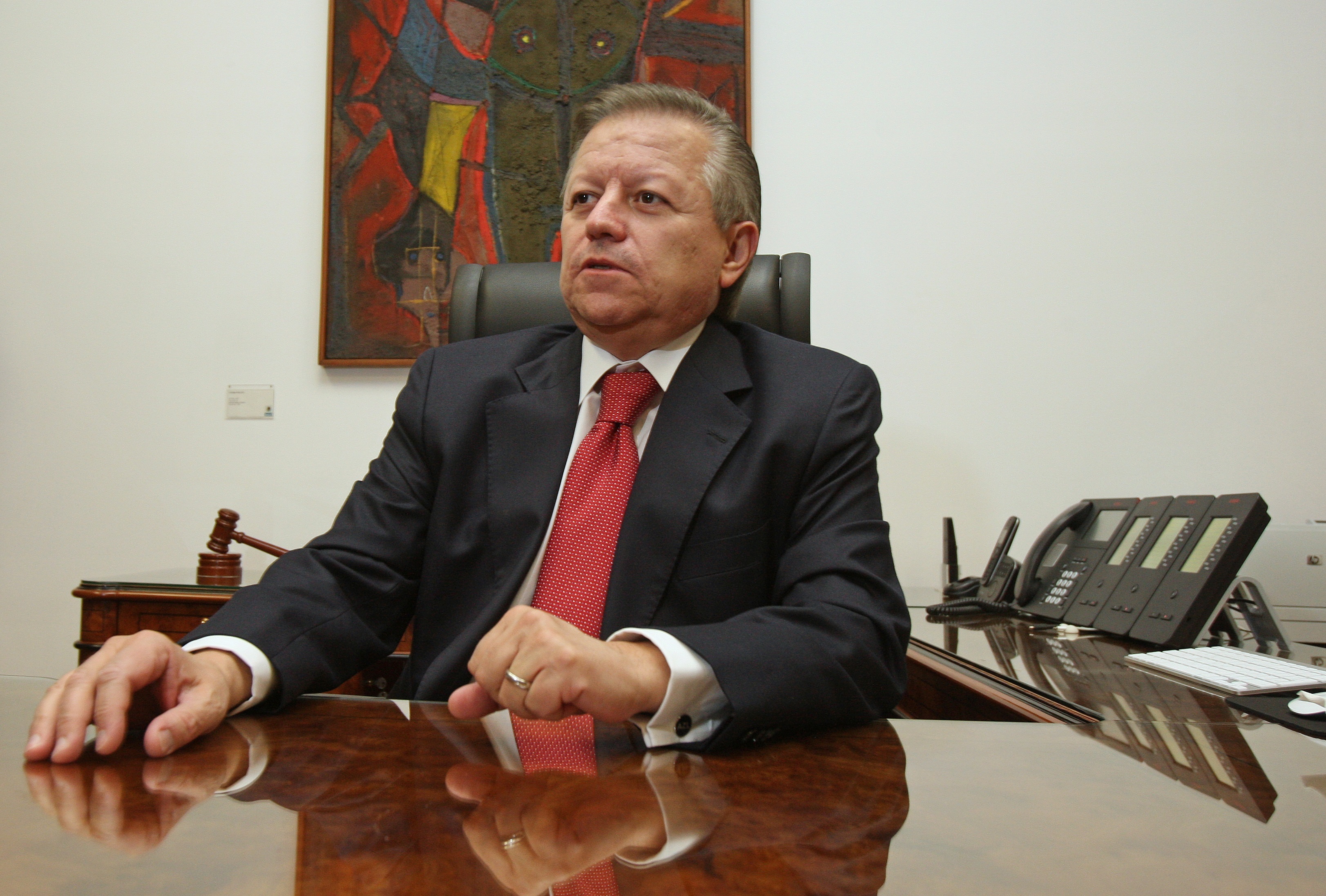 El presidente de la Suprema Corte de Justicia de México, Arturo Zaldívar (Foto: EFE/ Mario Guzmán)
