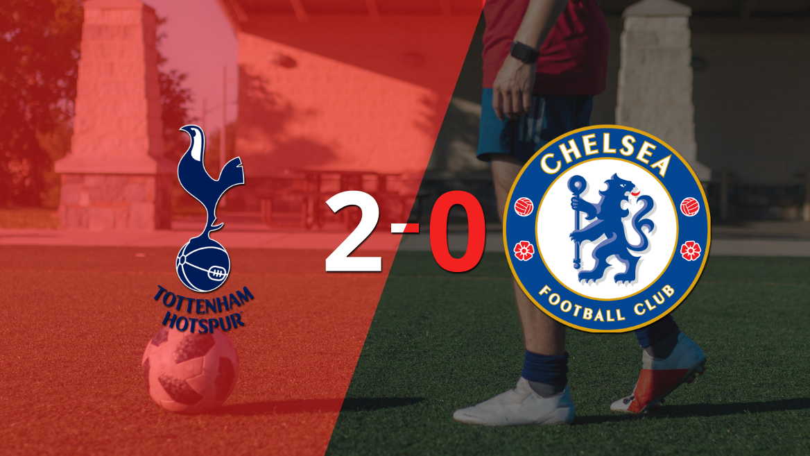 Derrota de Chelsea por 2-0 en su visita a Tottenham