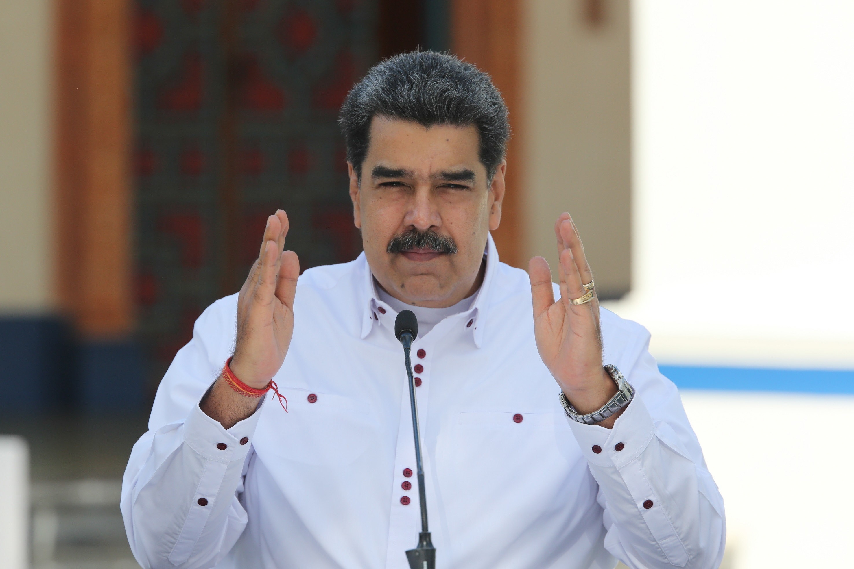 Nicolás Maduro se mantiene en el poder en el Palacio de Miraflores desde 2013. EFE/Archivo