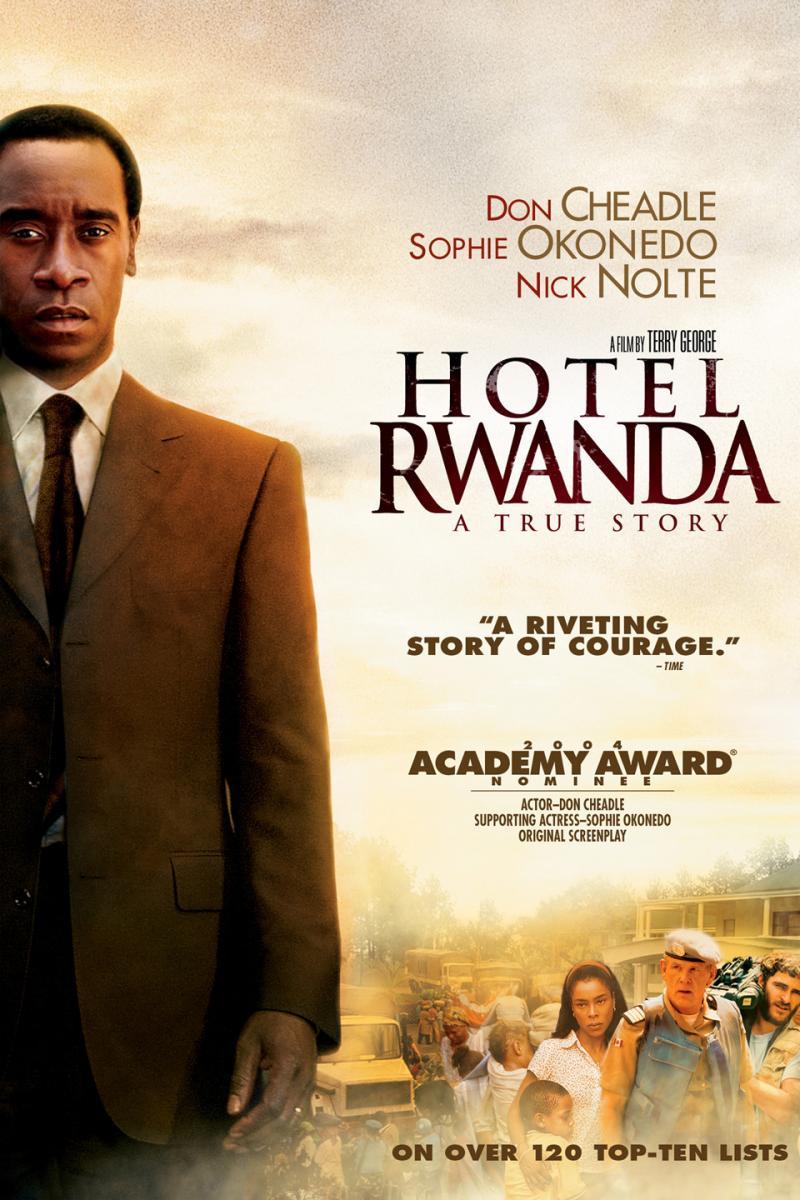 La película "Hotel Rwanda" retrata las acciones de Paul Rusesabagina, quien para muchos fue un héroe cuyos esfuerzos salvaron la vida de más de 1.000 personas durante el genocidio de Ruanda.