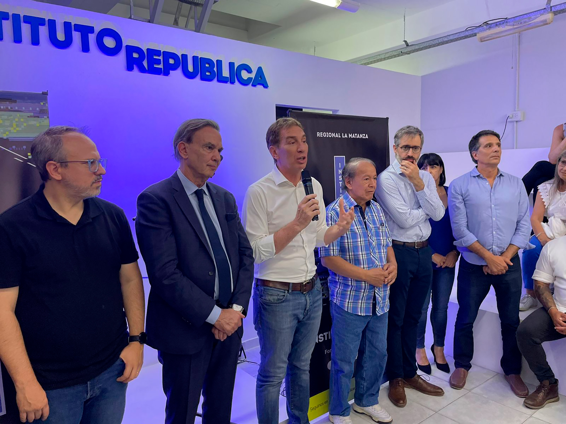 El lanzamiento del Instituto República en La Matanza, encabezado por Diego Santilli, Miguel Ángel Pichetto y Diego Valenzuela