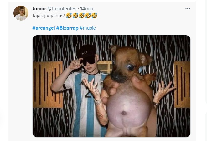 Usuarios en redes sociales reaccionaron con memes a la confirmación de la colaboración del productor argentino y el  intérprete de "Por Amar a Ciegas" (Captura de pantalla)