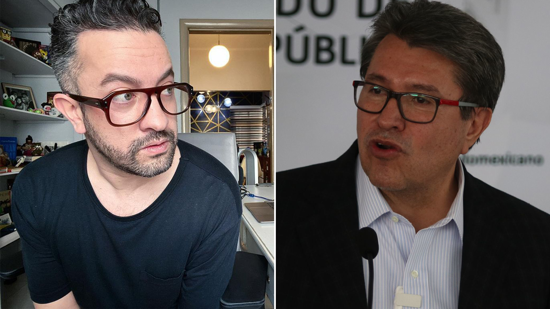 Chumel llamó a los seguidores de Morena "pend*jos" después de la propuesta de reforma al INE por parte de Monreal (Fotos: Cuartoscuro / Instagram @chuemeltorres)