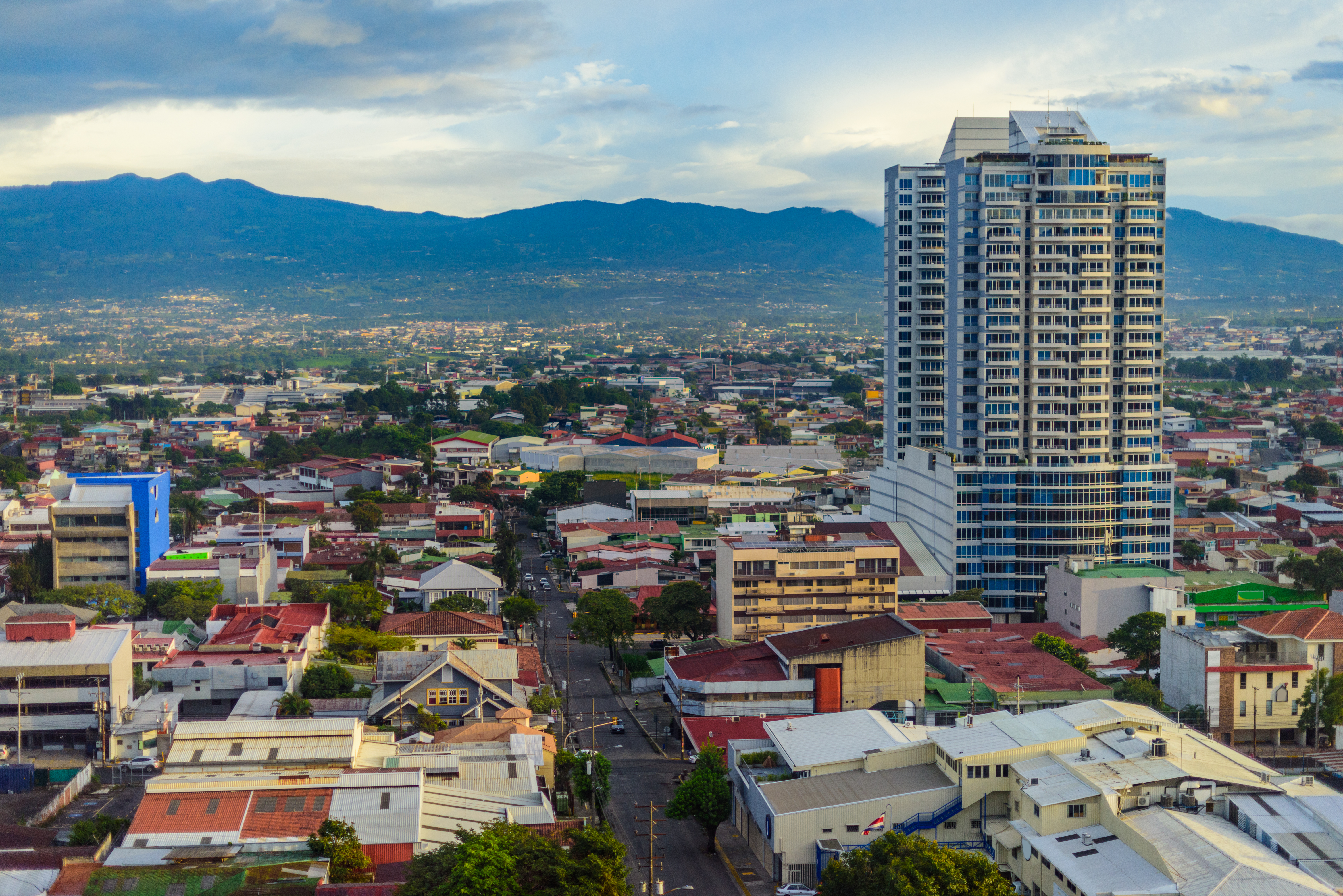 Imagen aérea de San José, Costa Rica (Shutterstock)