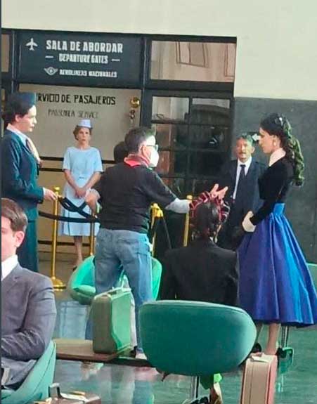 A couple of months ago images of the filming of the project had already been leaked (Photo: @marlenne_costanzo90)
