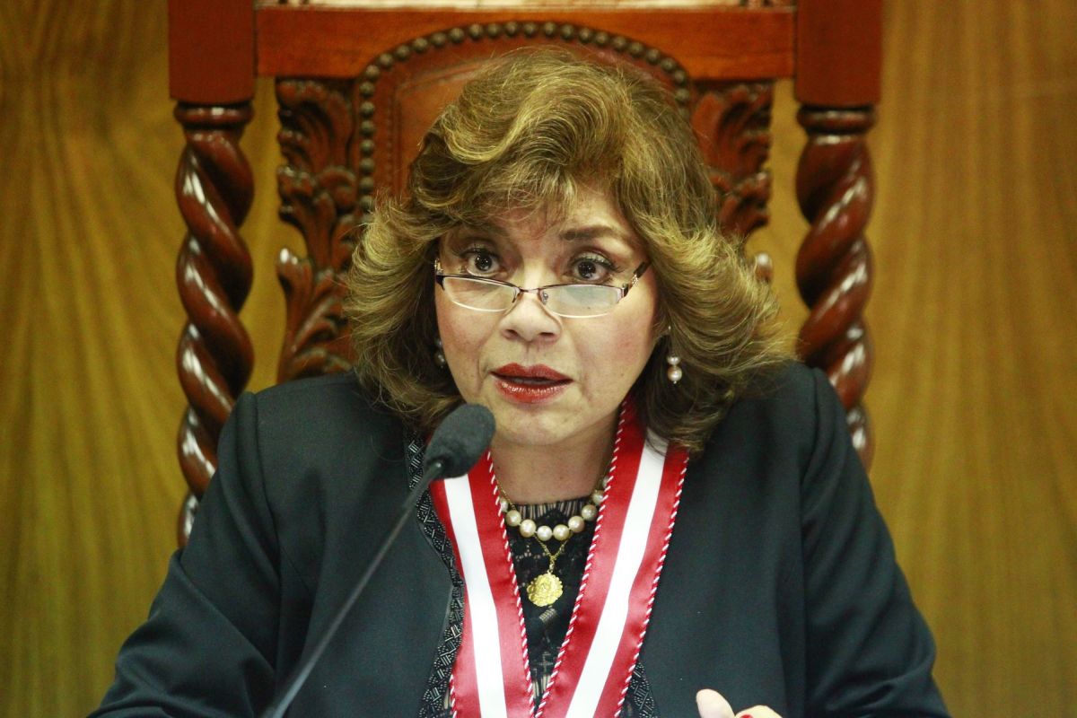 La fiscal de la Nación, Zoraida Ávalos, se refirió a al cadáver de Abimael Guzmán. |Fuente: Agencia Andina